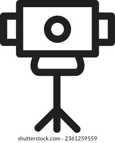Icono de contorno del explorador de trabajo de herramienta