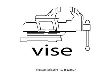 Tool for working in a locksmith's workshop vise