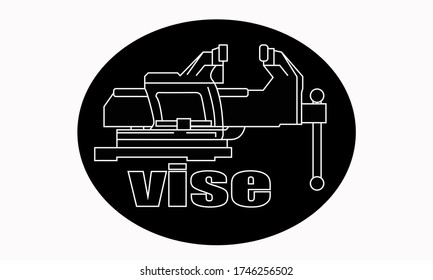 Tool for working in a locksmith's workshop vise