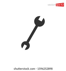 Tool Wrench Icon Design Vector Template