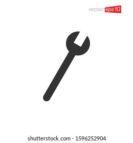 Tool Wrench Icon Design Vector Template