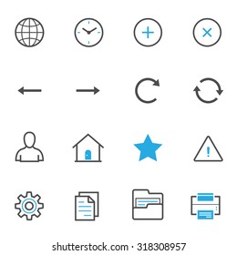 Toolbar Icons for Application and website