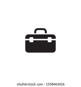 Toolbox , Briefcase Icon Illustration- Vector