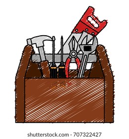 toolbox construction isolated icon