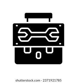 toolbox glyph icon. vector icon for your website, mobile, presentation, and logo design.