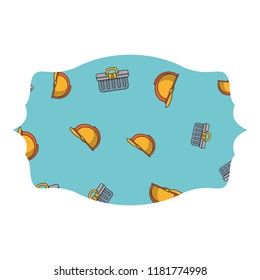 Toolbox and helmet label frame