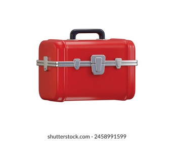 Toolbox-Symbol 3D-Rendering-Vektorillustration
