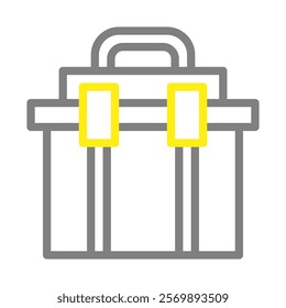 Toolbox icon. Concept of repair, maintenance, and construction.