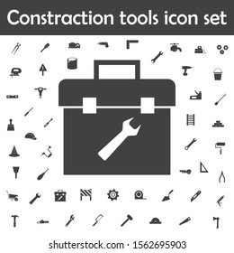 Toolbox icon. Constraction tools icons universal set for web and mobile