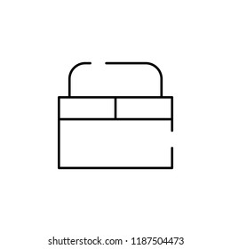 toolbox icon. Element of construction for mobile concept and web apps illustration. Thin line icon for website design and development, app development