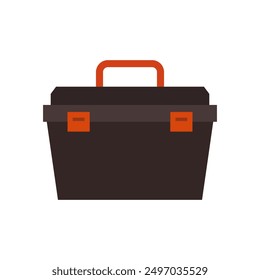 Toolbox icon illustrated on background