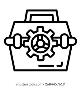 Toolbox Icon Illustration Vector Collection