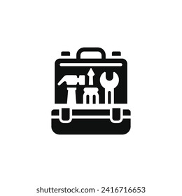 Toolbox icon isolated on white background