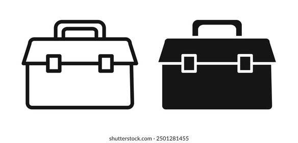 toolbox icon isolated on white background