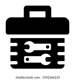 toolbox icon isolated sign symbol vector illustration - high quality black style vector icons
