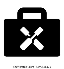 toolbox icon isolated sign symbol vector illustration - high quality black style vector icons

