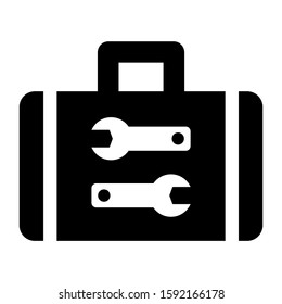 toolbox icon isolated sign symbol vector illustration - high quality black style vector icons
