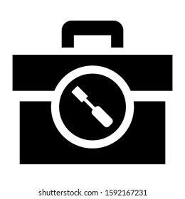 toolbox icon isolated sign symbol vector illustration - high quality black style vector icons
