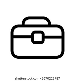 toolbox icon or logo isolated sign symbol vector illustration - high quality black style vector icons