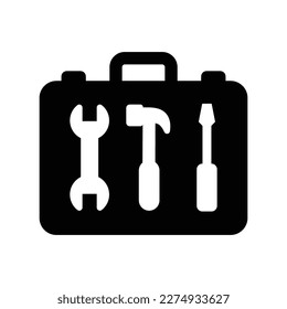Toolbox icon. Simple vector graphics.