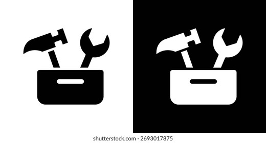 Toolbox Symbol-Infografik Website-Design, Logo, App, UI