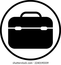 Toolbox icon symbol. Premium quality isolated toolkit element in trendy style..eps