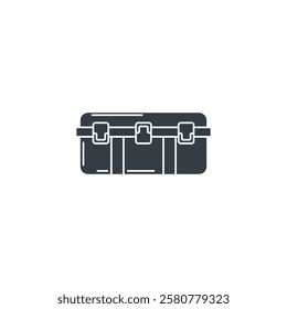 Toolbox icon symbol vector illustration isolated on white background