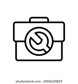 toolbox icon vector design template