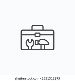 Toolbox icon vector illustration. EPS10