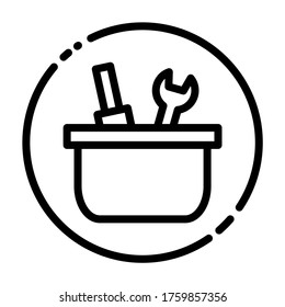 Toolbox icon vector for mobile apps user interface