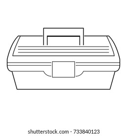 Toolbox, icon, white background, tool