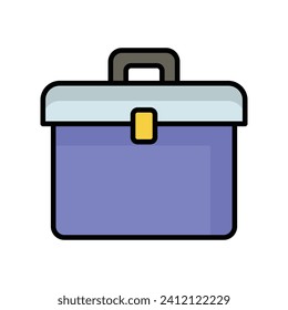 toolbox icon with white background vector stock illustration