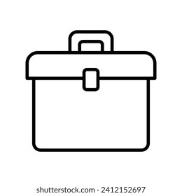 toolbox icon with white background vector stock illustration