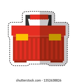 toolbox kit isolated icon