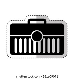 toolbox kit isolated icon