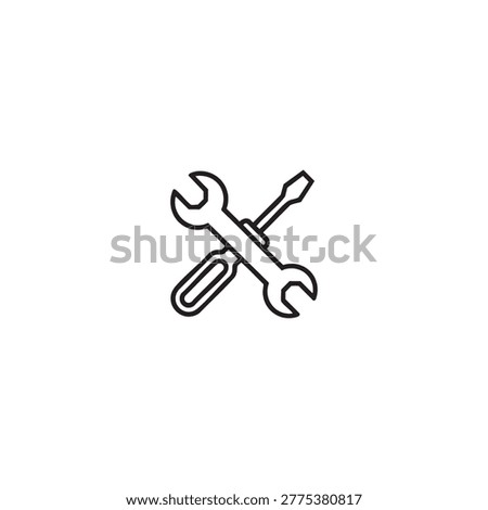 Toolbox Line Icon - Handyman Dad Symbol