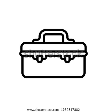 Toolbox outline icons. Vector illustration. Editable stroke. Isolated icon suitable for web, infographics, interface and apps.