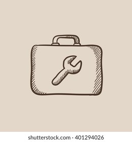 Toolbox sketch icon.