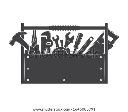 Toolbox Symbol Icon Vector Illustration