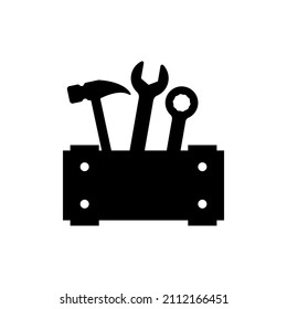 toolbox tool icon design template illustration vector