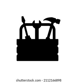 toolbox tool icon design template illustration vector