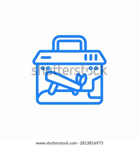 toolbox with tools icon sign vector