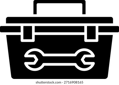 Toolbox Vector Glyph Icon Illustration