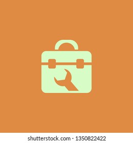 Toolbox vector icon. flat design