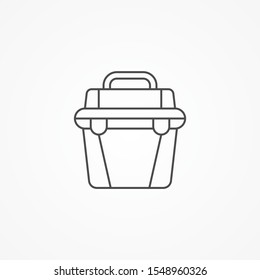 Toolbox vector icon sign symbol