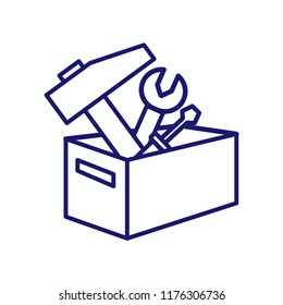 Toolbox vector icon icon. Simple element illustration. Toolbox vector icon symbol design from Construction collection set. Can be used in web and mobile on white background