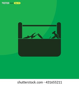 toolbox vector icon for web and mobile