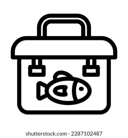 Toolbox Vector Line Icon Design
