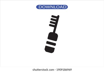 toolhbrush icon or logo isolated sign symbol vector illustration - high quality black style vector icons.