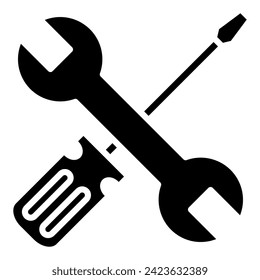 Tooling icon line vector illustration
